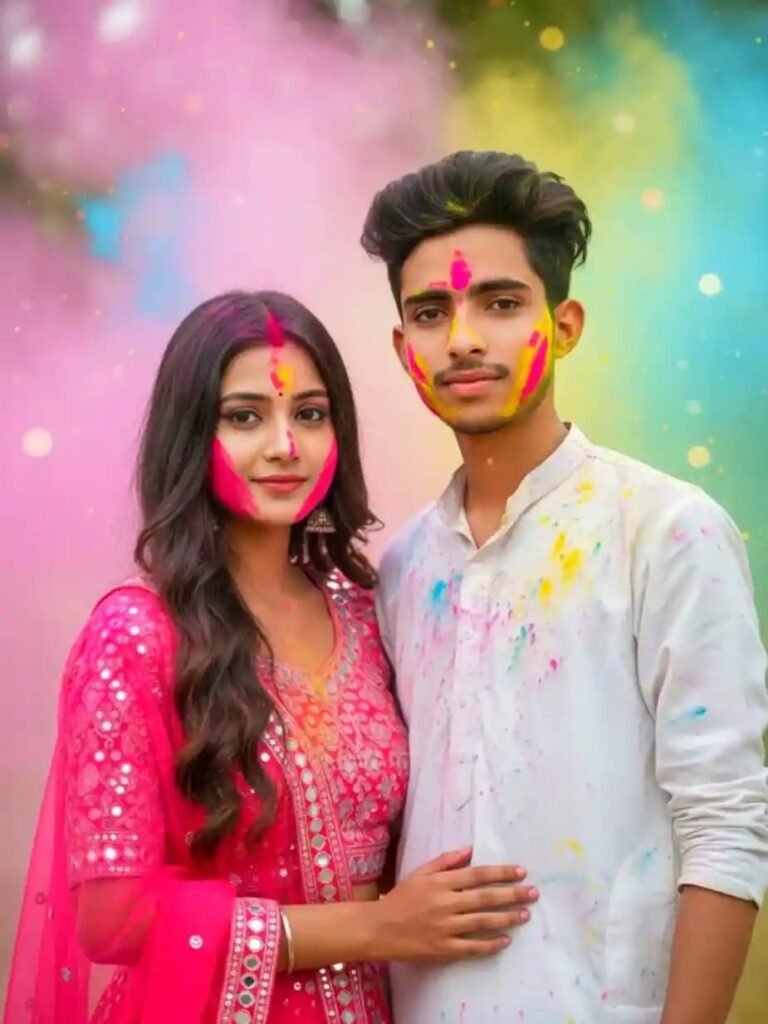 Happy Holi Gemini Ai Photo Editing Prompt