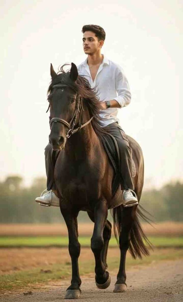 Instagram trending horse ai photo editing