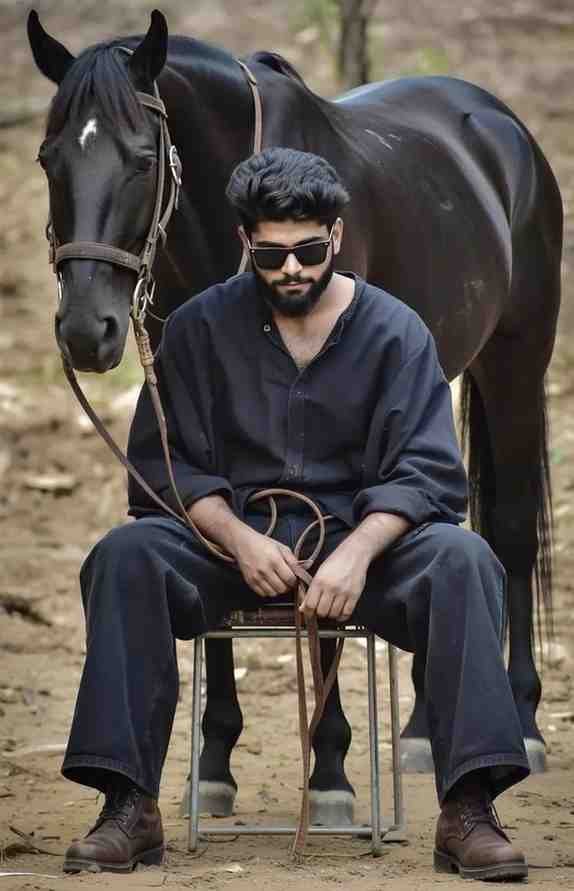 Trending aura horse ai image prompt