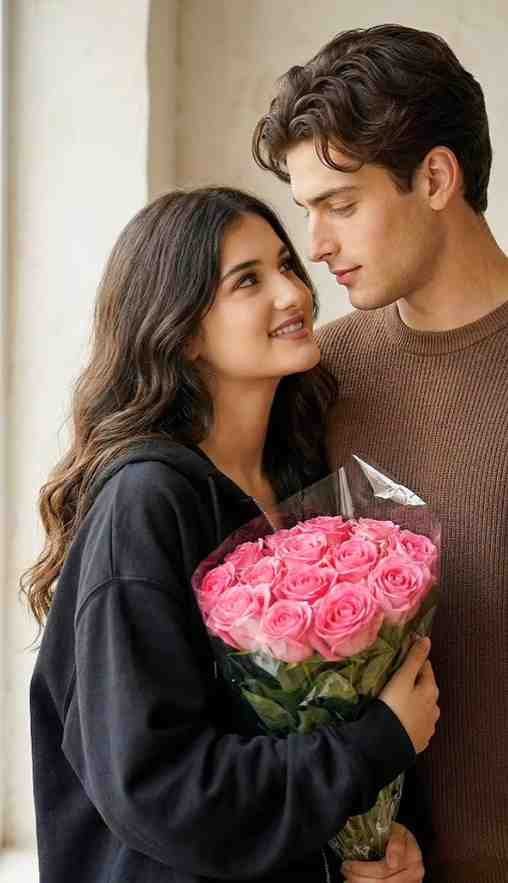 Valentine Day Ai Photo Editing Prompt Couple