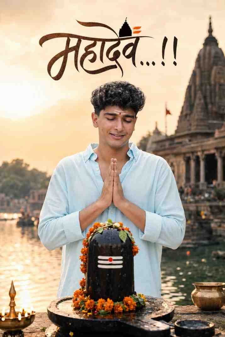 mahadev prompt boy ai photo editing