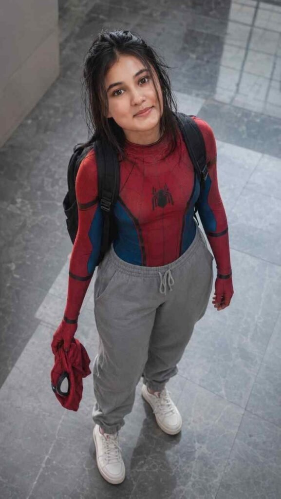 Spider Man Ai photo Editing Prompt girl
