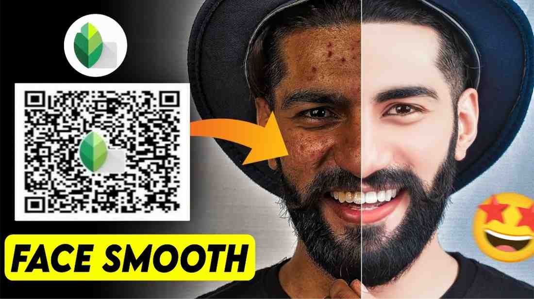 face smooth snapseed qr code