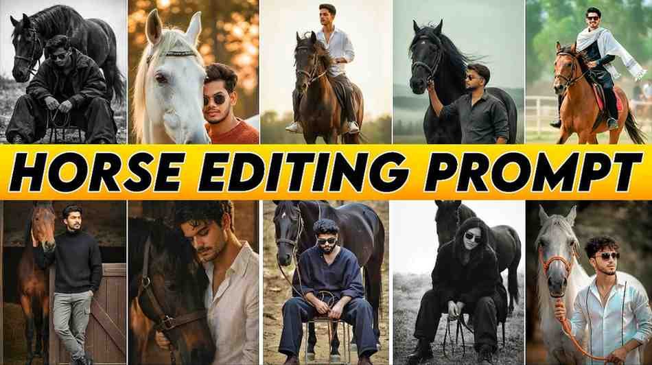 Gemini Ai Photo Prompt Copy Paste Trending Boy Horse
