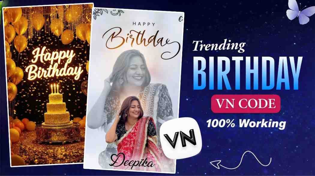 happy birthday vn Templates code