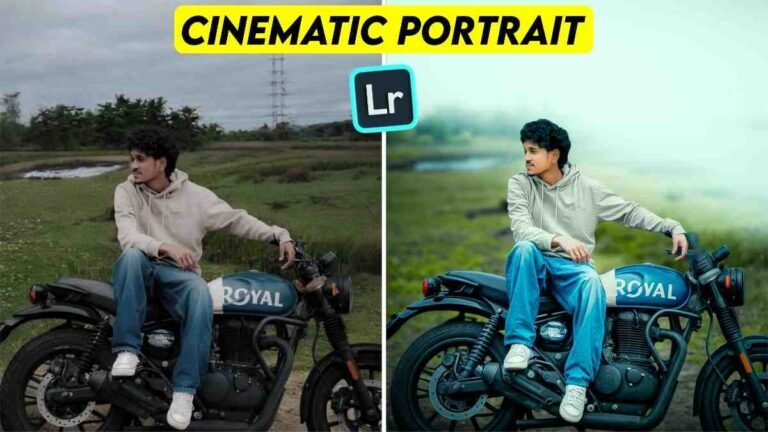 cinematic portrait photo editing lightroom presets