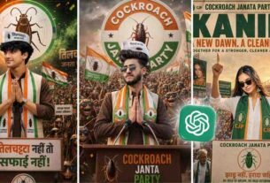 Cockroach Janata Party Photo Editing Prompt